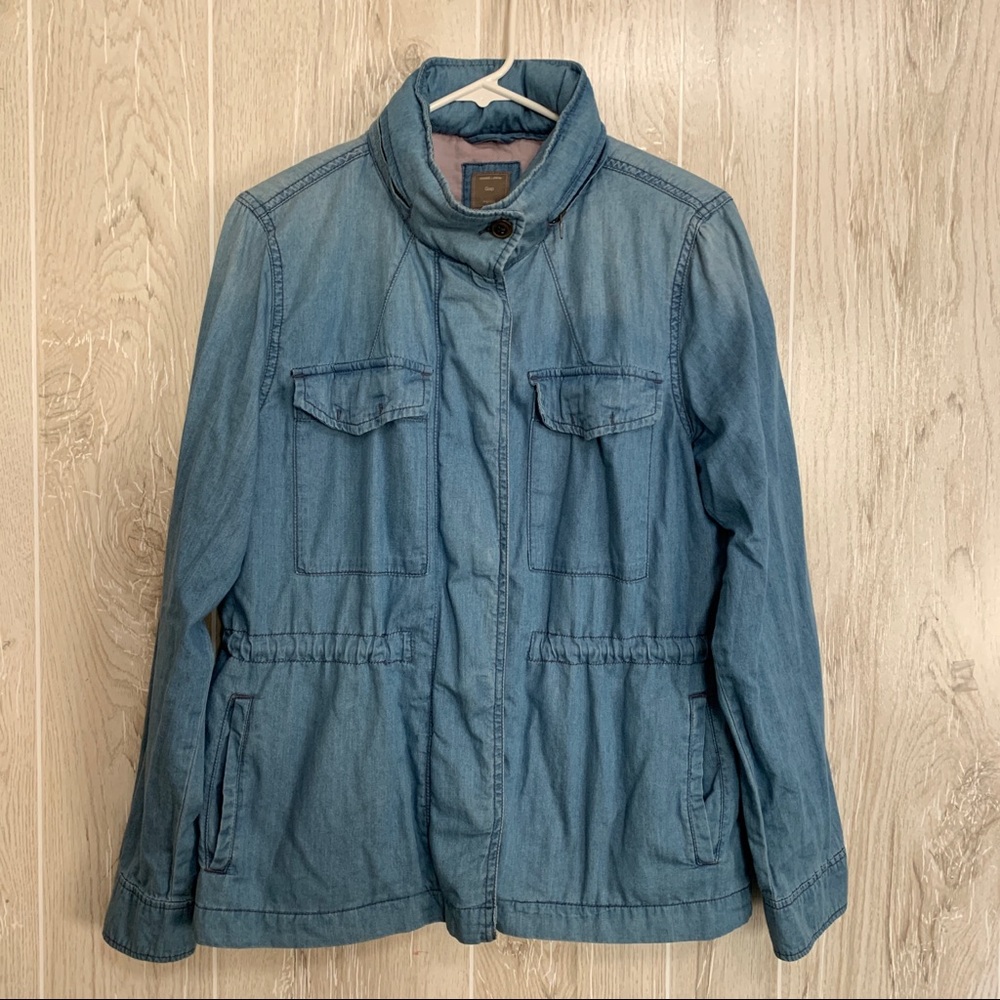 Chambray GAP Jacket; Hidden Hood